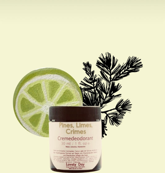 Natural Cream Deo - Pines Limes Crimes Probe