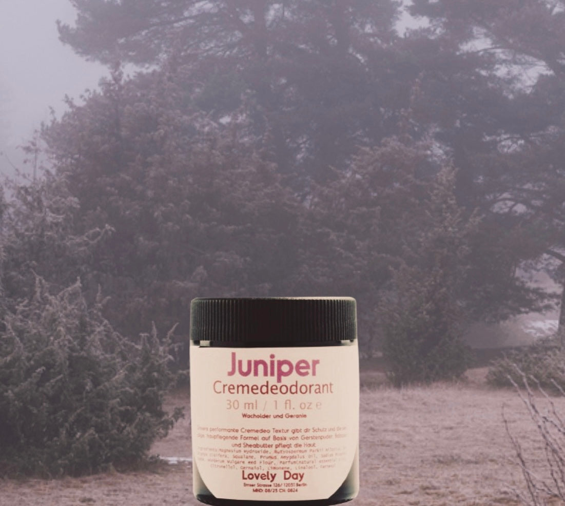 Natural Cream Deodorant - Juniper