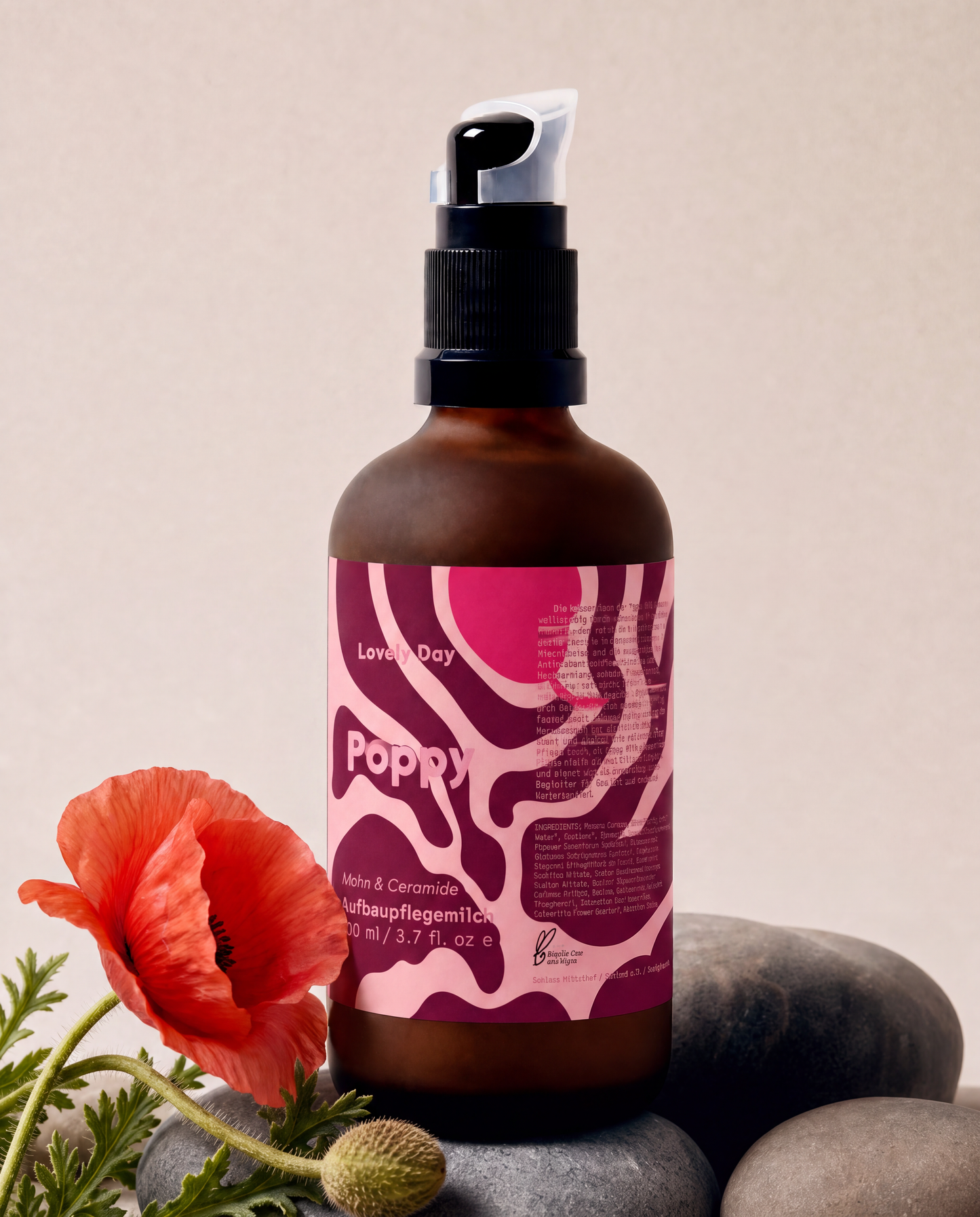 Poppy Milk - Aufbaupflege mit Ceramiden, Mohn und Kirsche