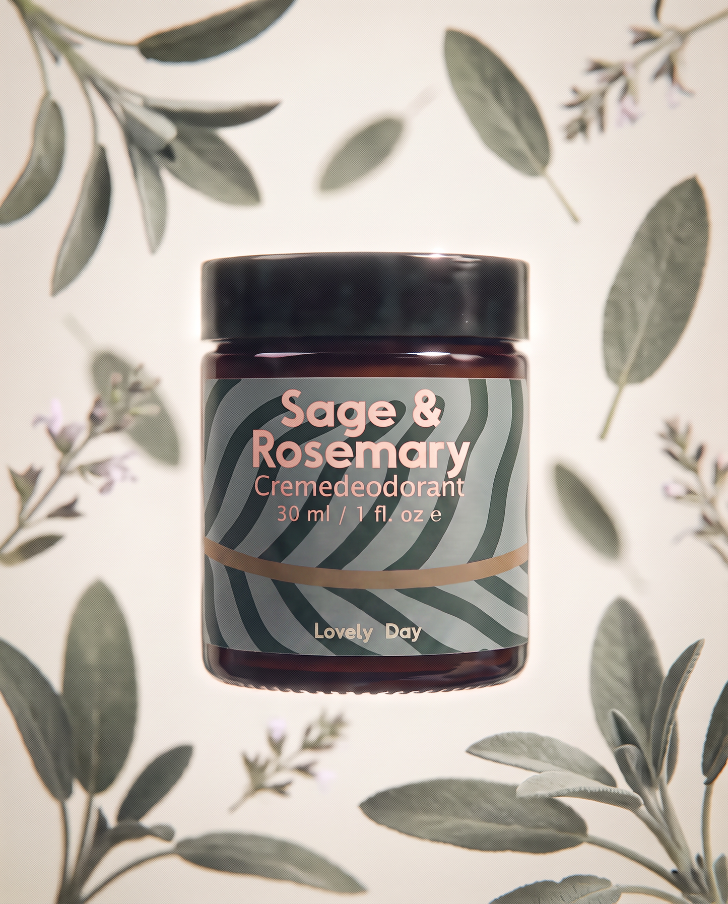 Creme Deodorant - Rosmary and Sage