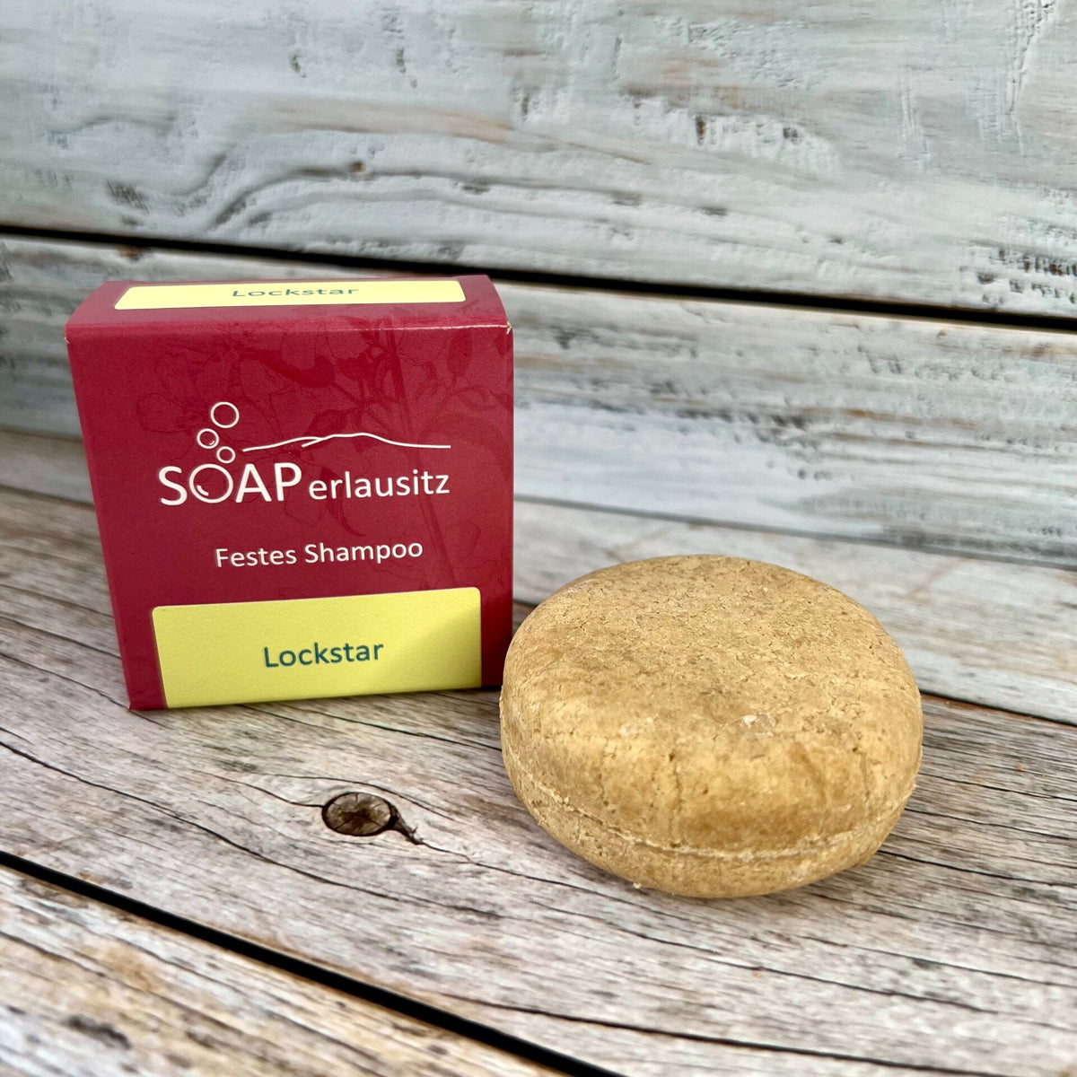 SOAPerlausitz Lockstar – festes Shampoo 65 g