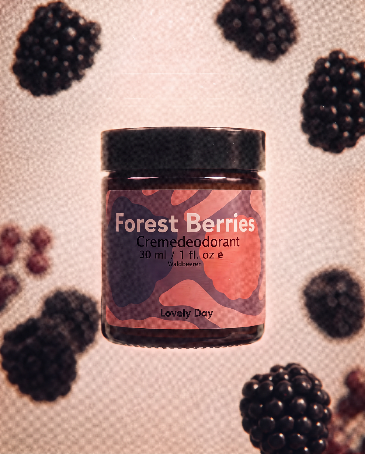 Forest Berries Cremedeodorant mit Brombeeren