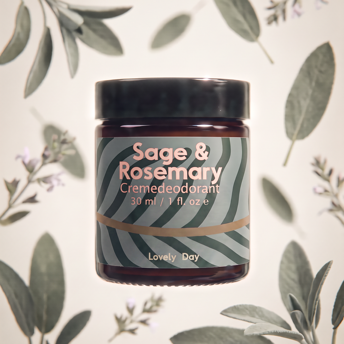 Lovely Day Cremedeodorant Sage & Rosemary Bild 1