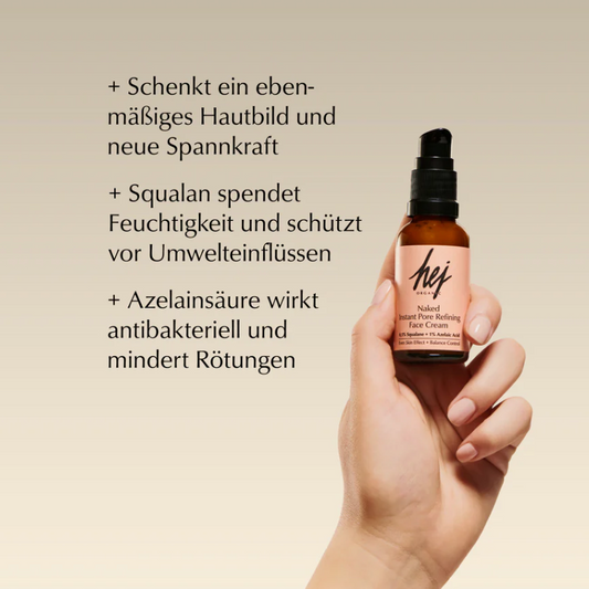Lovely Day hej organic Naked Instant Pore Refining Face Cream Bild 1
